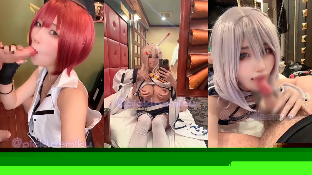 漫展少女角色扮演勾引摄影师小哥家中帮他口爆被摄影小哥摸奶